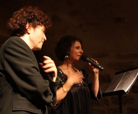 Léa Mimoun et Patrick Langlade au Jazz Cartoon, Paris (Septembre 2009)